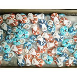 Сахарные Медальоны. Снегурочка