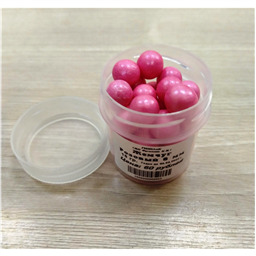 Шарики сахарные Жемчуг розовый 8 мм, 18 г