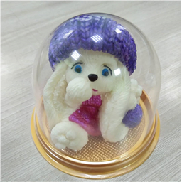 Шоколадная фигурка из бельгийского шоколада с итальянской глазурью Зайка Ми, размер 8х8 см