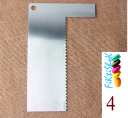 Шпатель 4, двойной металлический