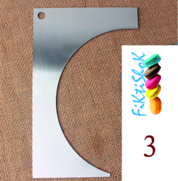 Шпатель 3, двойной металлический