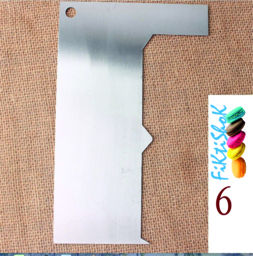 Шпатель 6, двойной металлический