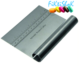 Скребок металлический с разметкой, 15 см