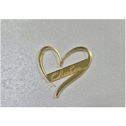 Топпер  мини Сердце Люблю..., 3,5 см, арт.42