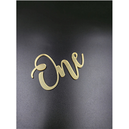 Топпер One, золотой, арт.32