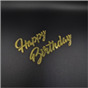 Топпер раздельный  Happy Birthday, золото