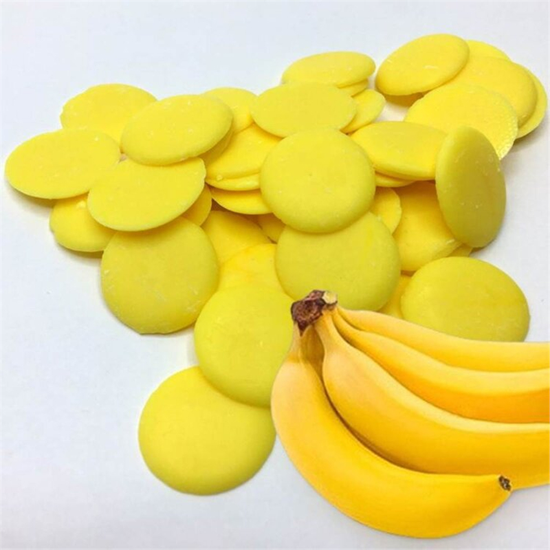 Цветная Желтая глазурь со вкусом банана, 250 г